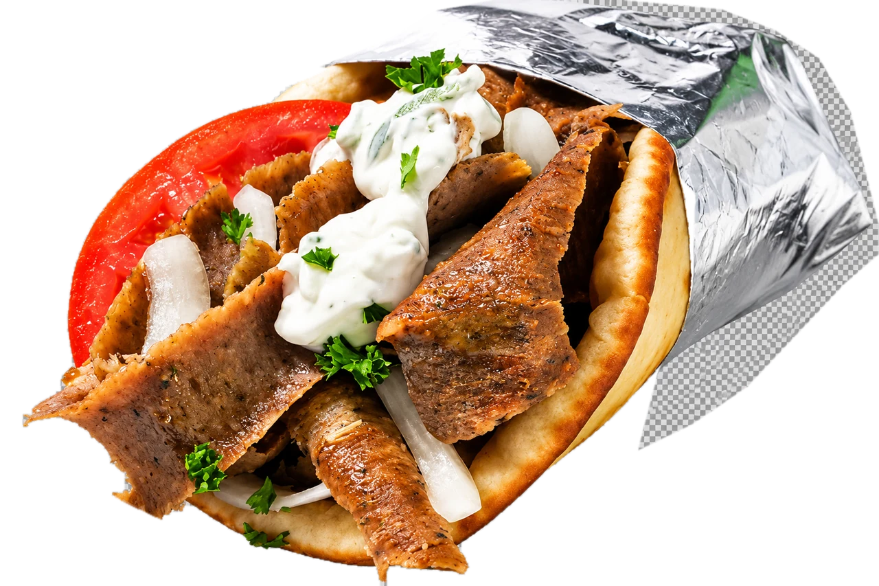 George’s Gyros sandwich photograph